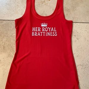 BRAND NEW—Her Royal Brattiness Ladies Tank M
